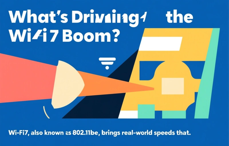 Visual representation of Wi-Fi 7 Dominates Enterprise WLAN in 2026