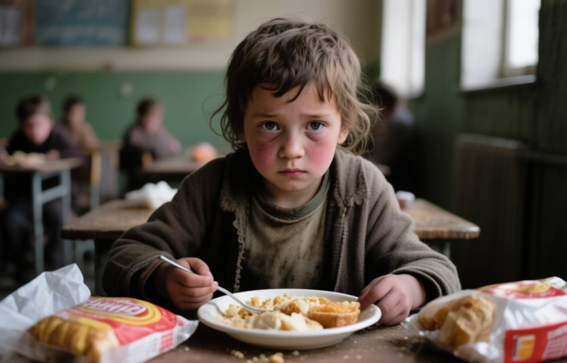 Visual representation of Child Poverty in Belgium