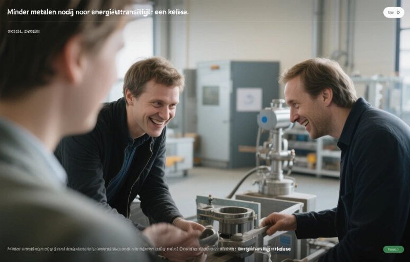 Minder metalen nodig voor energietransitie: een keuze