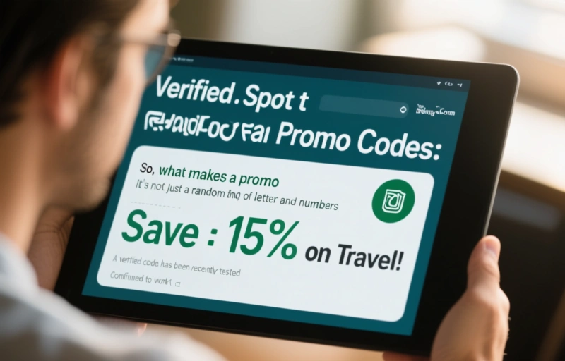 Visual representation of Verified Booking.com Promo Codes
