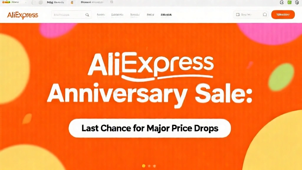 AliExpress Anniversary Sale: Last Chance for Major Price Drops