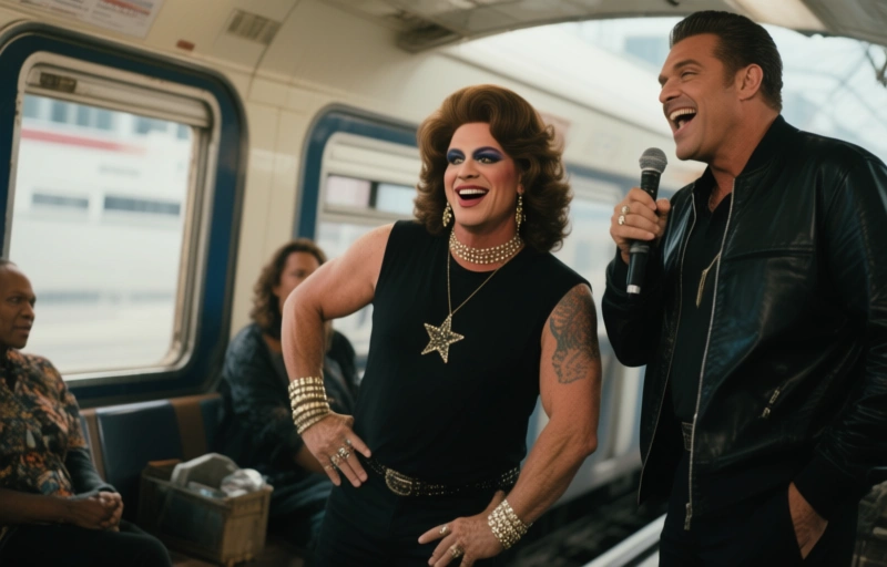 Cliff Jensen Stars in RuPaul's Stop That Train