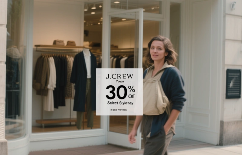 J.Crew Promo Codes: Get 30% Off Select Styles Today