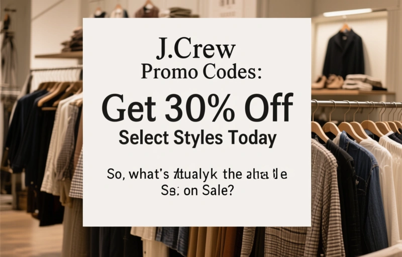Visual representation of J.Crew Promo Codes
