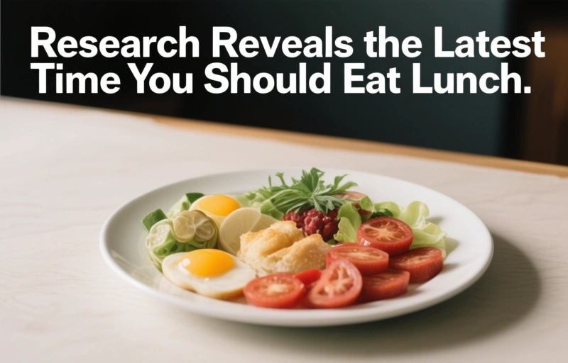 Visual representation of Research Reveals the Latest Time You Should Eat Lunch