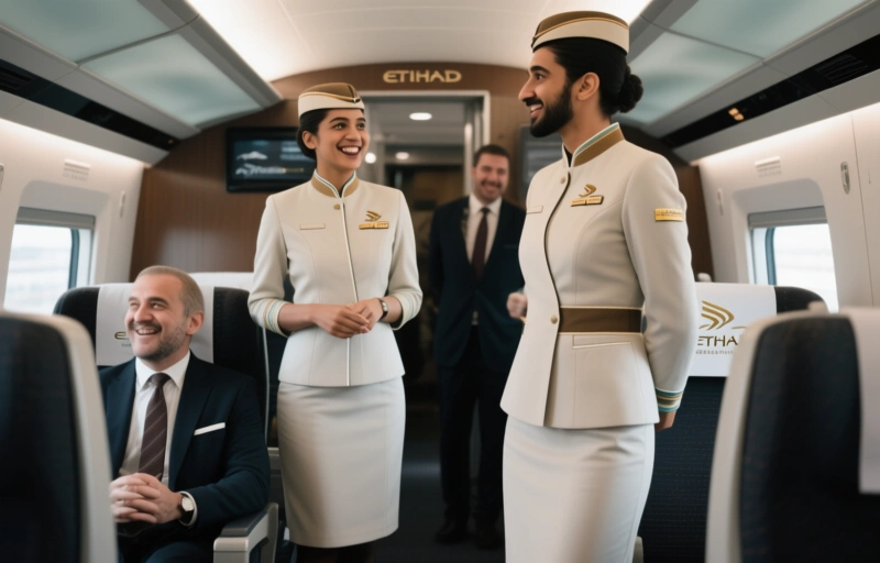 Etihad Rail Reveals First Passenger Uniform Designs