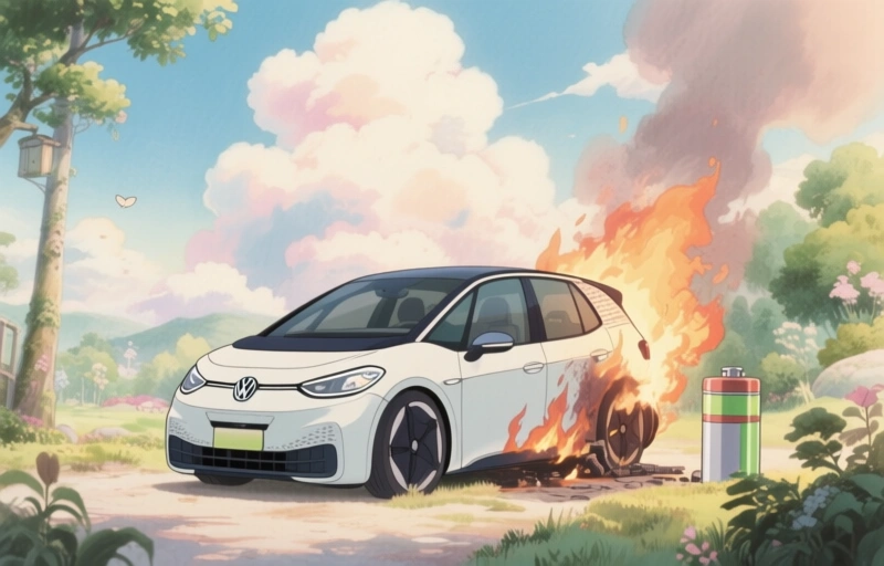 Volkswagen Recalls 44,000 EVs Over Battery Fire Risk