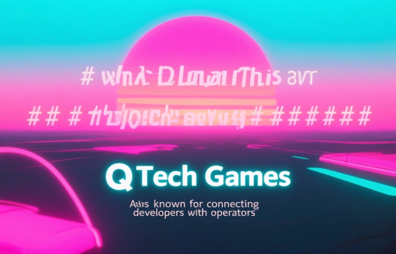 Visual representation of QTech Games Partners with Developer Playnetic for Expansion