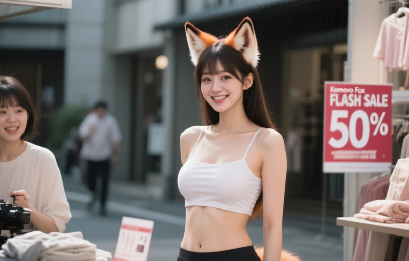 Kemono Fox Girl Torso Flash Sale 50% Off
