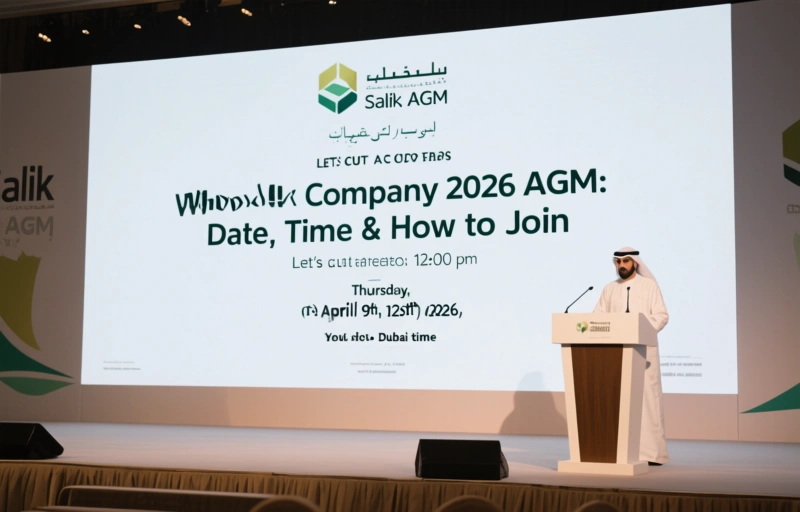 Visual representation of Salik Company 2026 AGM