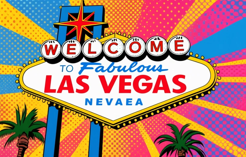 Visuelle Darstellung von Sicherheit in Las Vegas