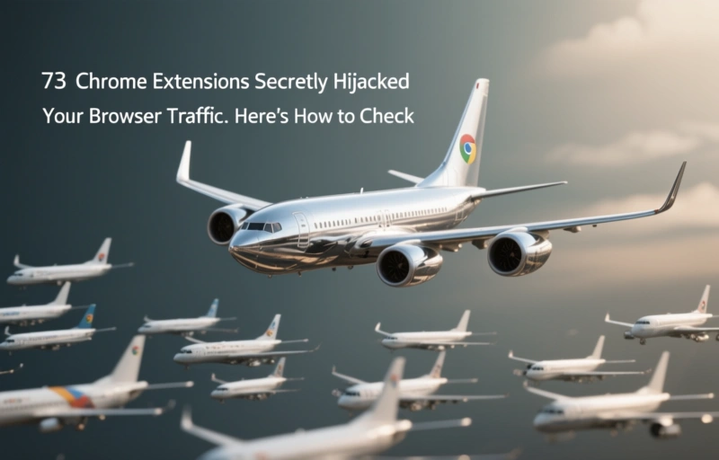 Visual representation of 737 Chrome Extensions Secretly Hijacked Your Browser Traffic. Here's How to Check