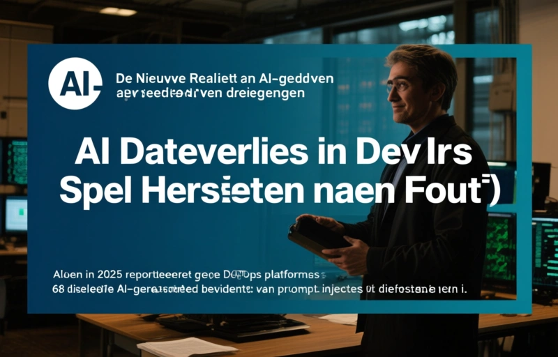Visuele weergave van AI Dataverlies in DevOps