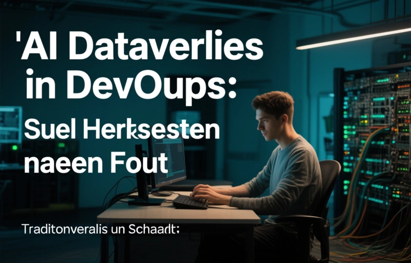 Visuele weergave van AI Dataverlies in DevOps