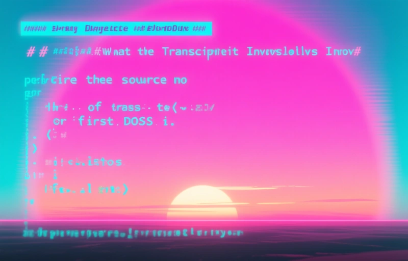 Visual representation of First DOS for IBM PC Source Code Transcribed
