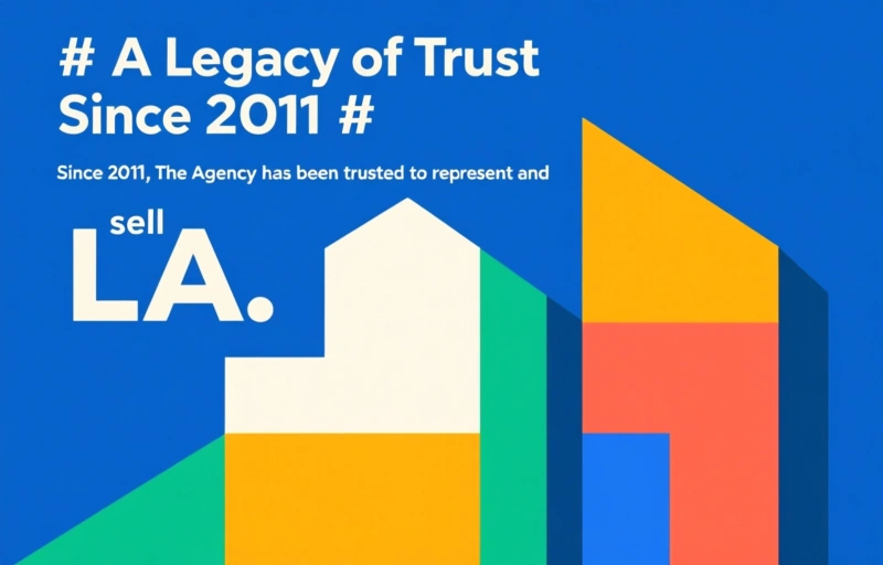 Visual representation of The Agency Tops LABJ as LA's Top Boutique Brokerage