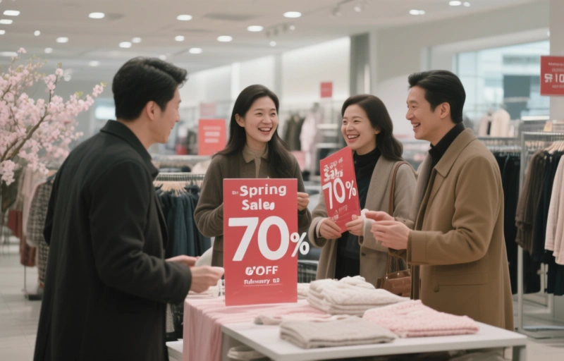 Spring Sale Event: Up to 70% Off on February 8th