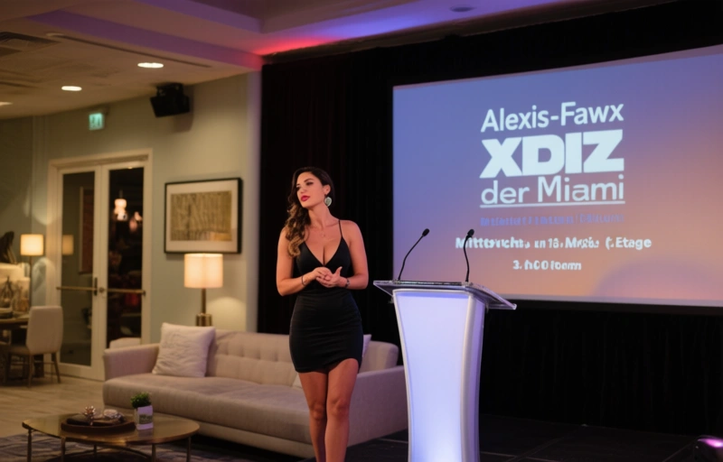 Visuelle Darstellung von Alexis Fawx moderiert Plattform-AMA auf der XBIZ Miami