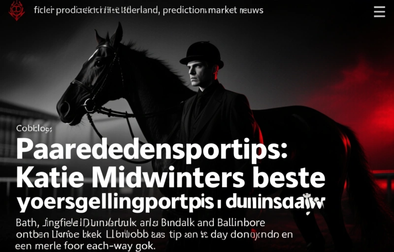 Paardensporttips: Katie Midwinters beste voorspellingen voor dinsdag