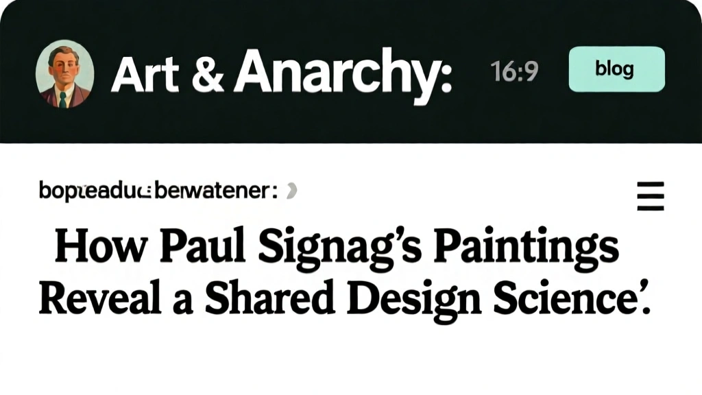 Art & Anarchy: How Paul Signac's Paintings Reveal a Shared Design Science