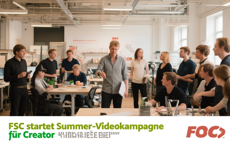 Visuelle Darstellung von FSC startet Sommer-Videokampagne für Creator
