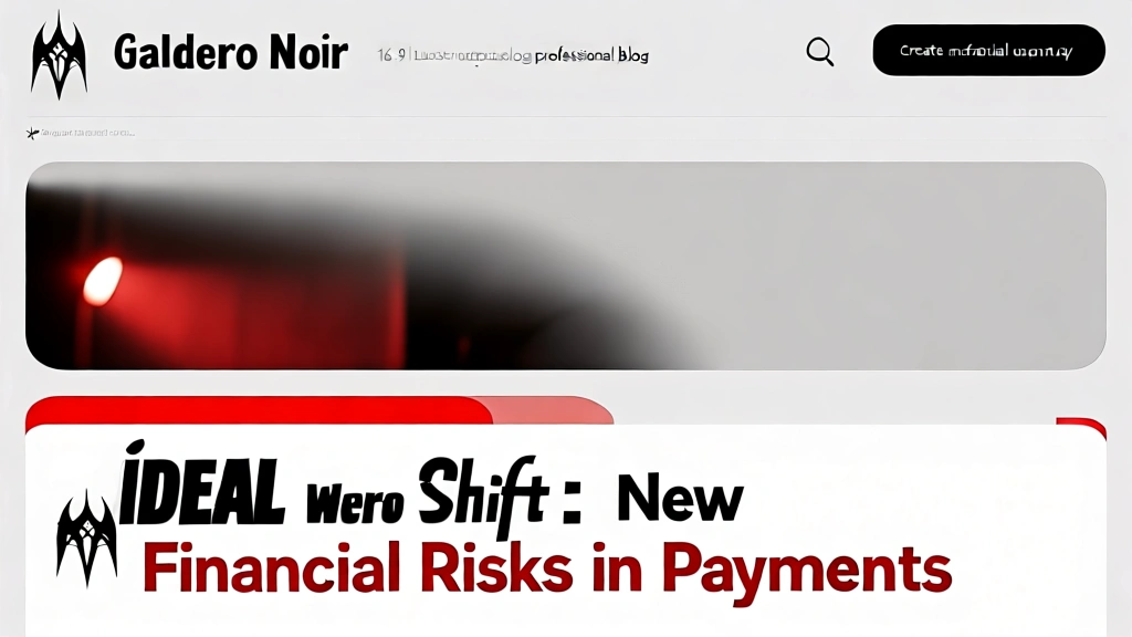 iDEAL to Wero Shift: New Financial Risks in Payments
