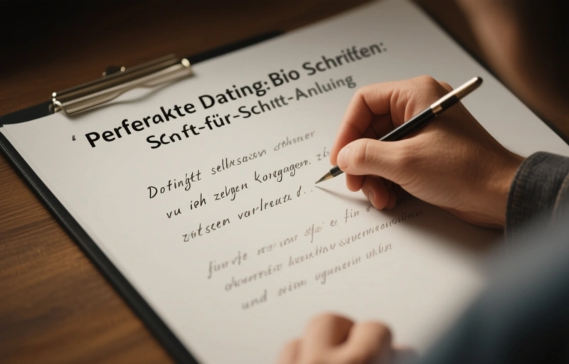 Visuelle Darstellung von Perfekte Dating-Bio schreiben