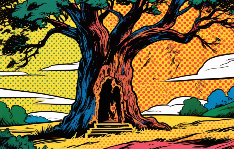 Visual representation of Sycamore Gap Tree Rises Again as National Art