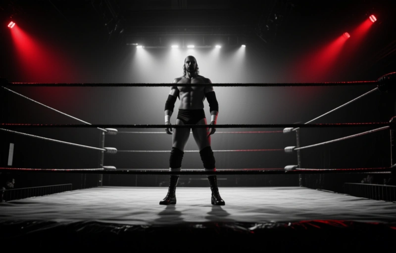 Visuelle Darstellung von Das harte Leben eines Profi-Wrestlers in Las Vegas