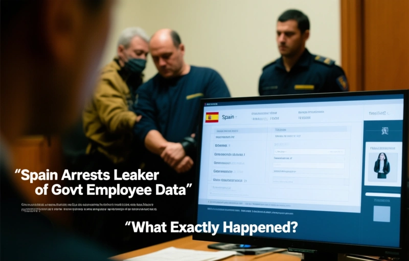 Visual representation of Spain Arrests Leaker of Govt Employee Data