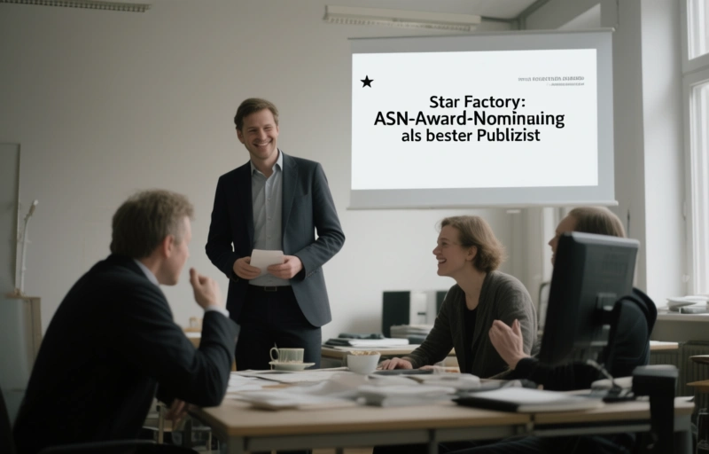 Star Factory: ASN-Award-Nominierung als bester Publizist