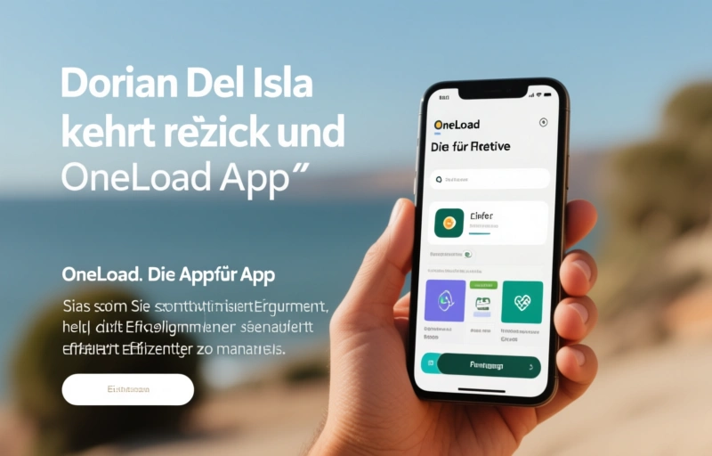 Visuelle Darstellung von Dorian Del Isla kehrt zurück und startet OneLoad App