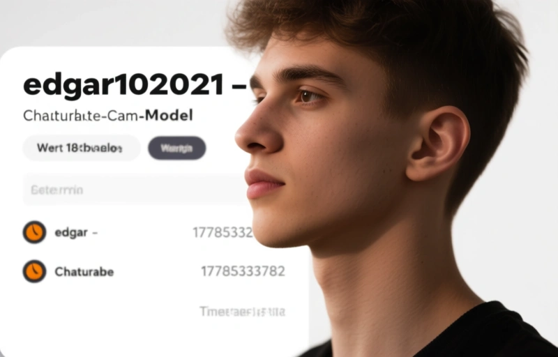 Visuelle Darstellung von edgar102021 – Chaturbate-Cam-Model im Profil und in Statistiken