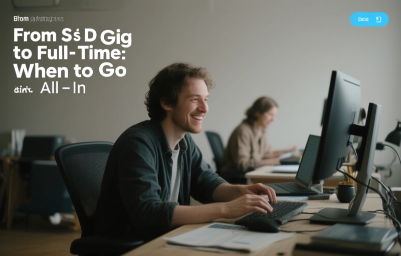 From Side Gig to Full-Time: When to Go All-In