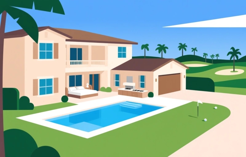 4-Bed Oasis in PGA Village: 8761 Bally Bunion Road