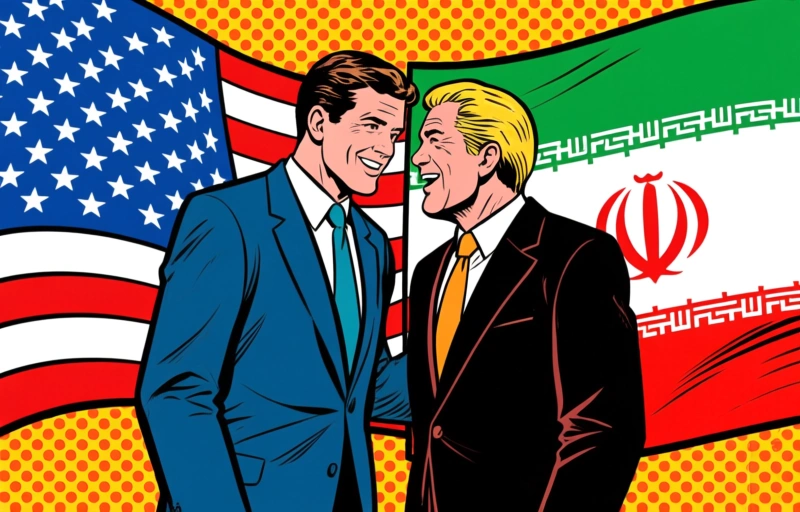 Visuele weergave van Olieprijs daalt door spanningen Iran en VS