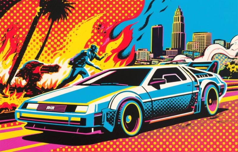 LA's Futuristic Vehicle Fights Wildfire Air Pollution