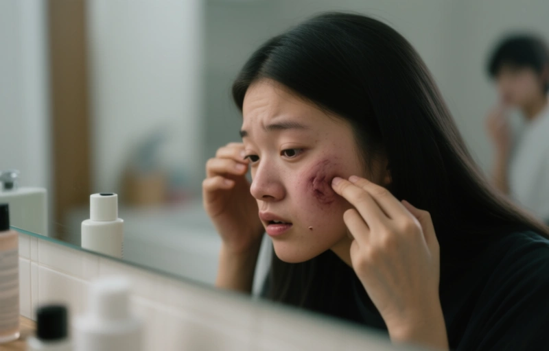 Teens' Skin Damage from Overusing Skincare Products