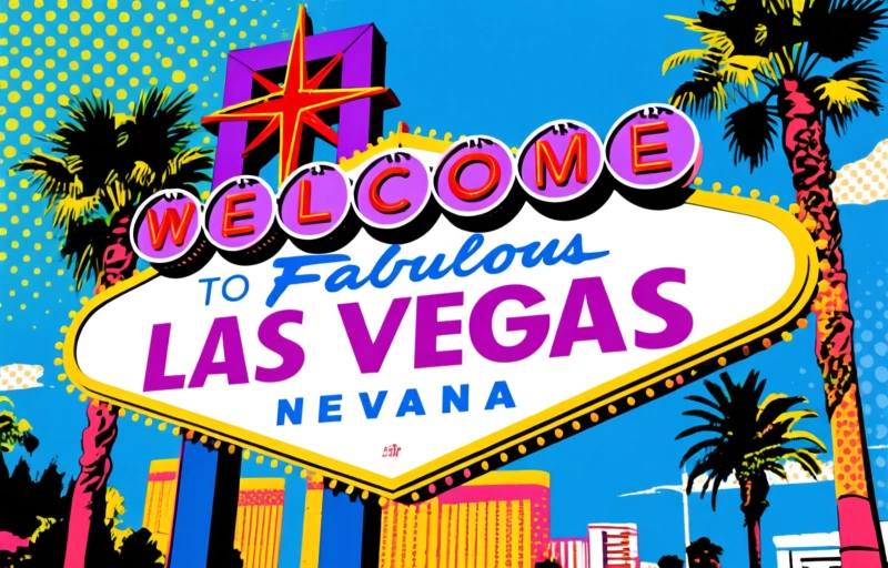 Las Vegasin kyltti loistaa purppurana aivoterveyden kunniaksi