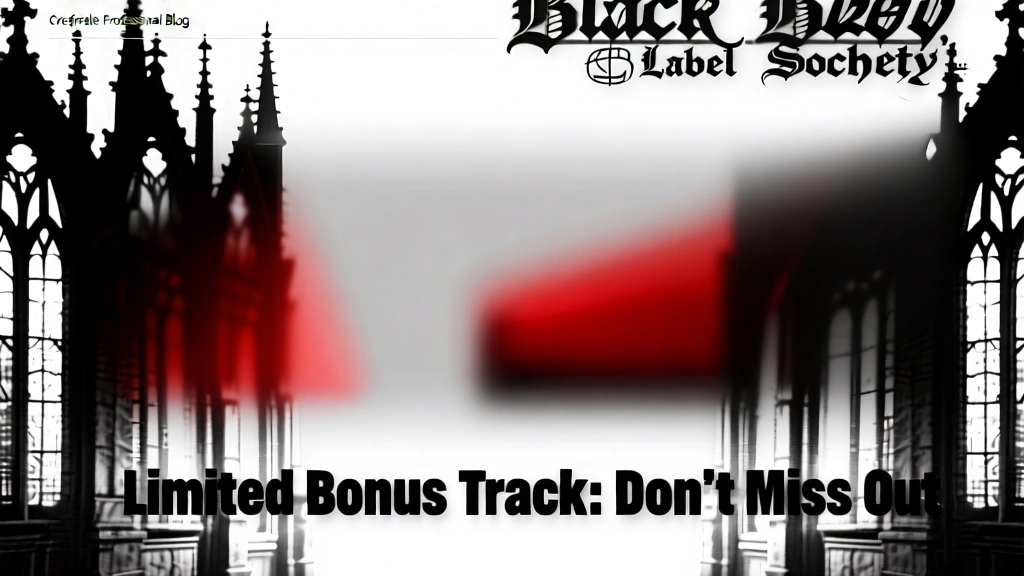 Black Label Society's Limited Bonus Track: Don't Miss Out