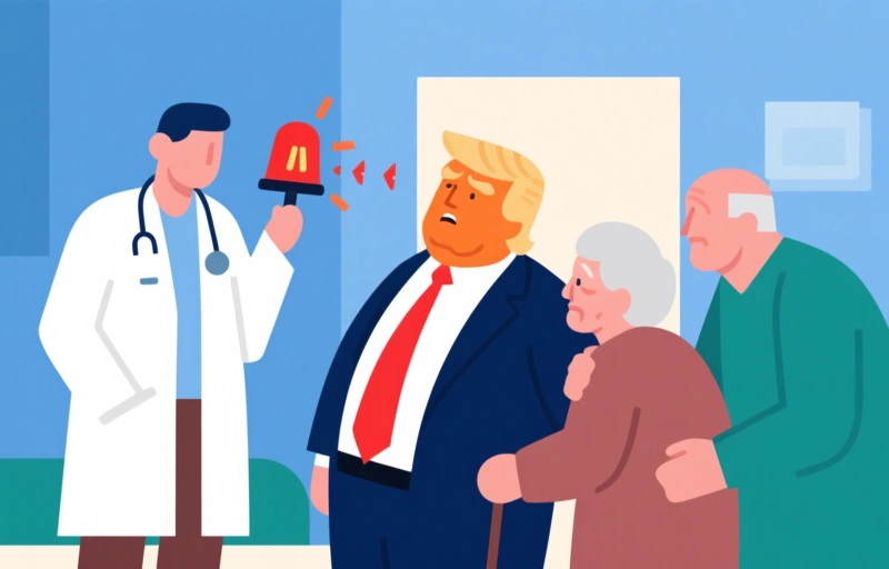 Artsen slaan alarm over snelle mentale achteruitgang Trump