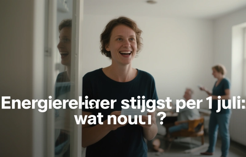 Energierekening stijgt per 1 juli: wat nu?