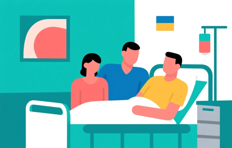 Visuele weergave van Ziekenhuis wachtte twee dagen met meningitis-alarm