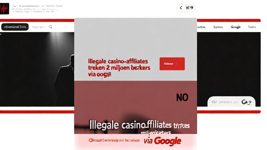 Illegale casino-affiliates trekken 2 miljoen bezoekers via Google