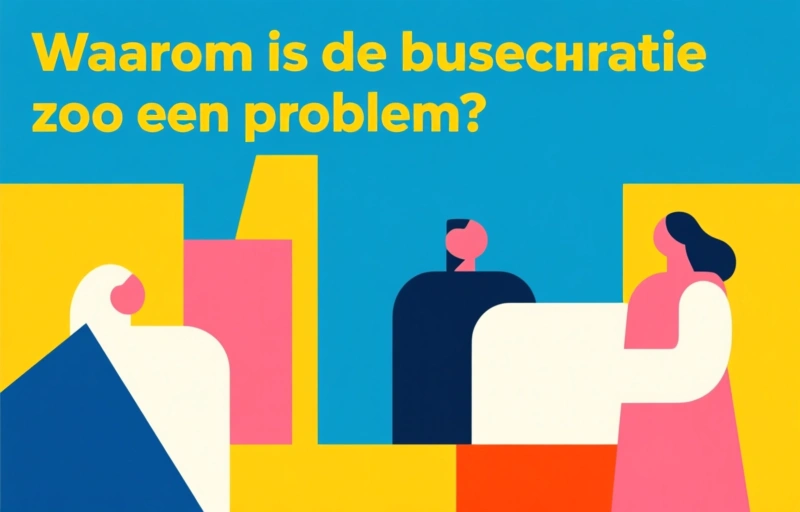 Visuele weergave van Bureaucratie jeugdzorg