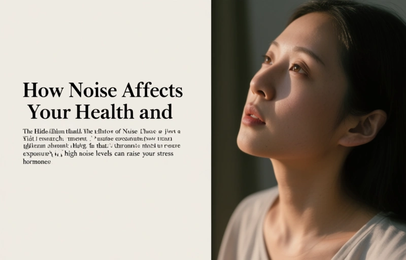 Visual representation of How Noise Affects Your Health and Well-Being