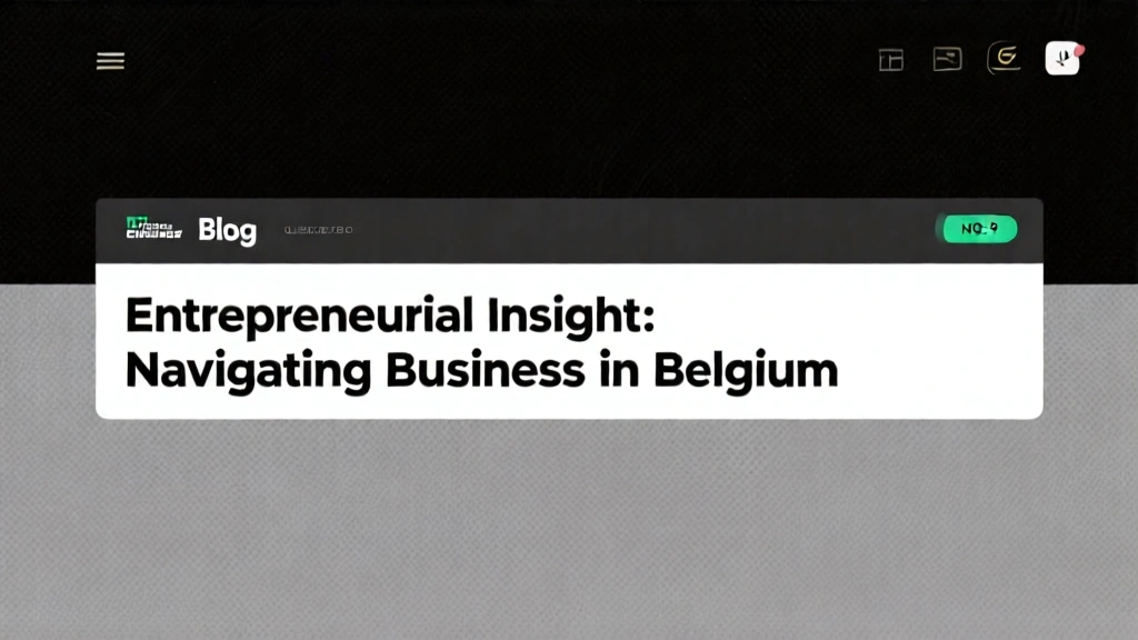 Entrepreneurial Insight: Navigating Business in Belgium