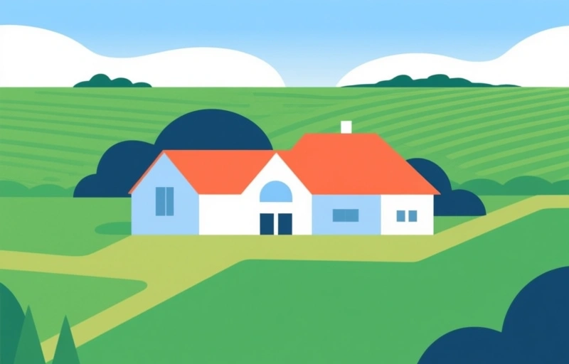 Visual representation of Naples Horse Farm on 20+ Acres with Arena