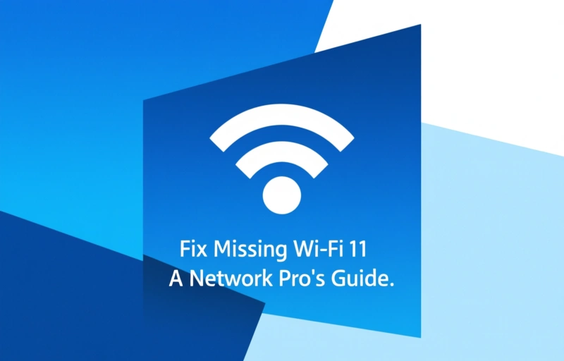 Fix Missing Wi-Fi in Windows 11: A Network Pro's Guide