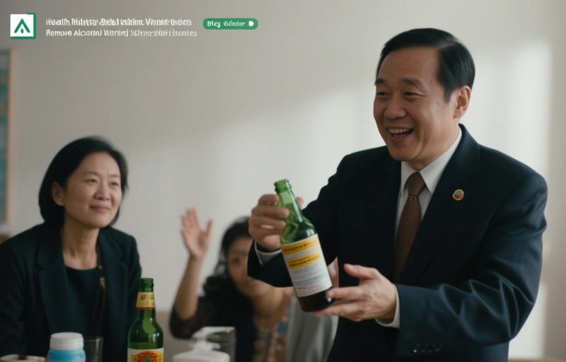 Health Minister Seeks to Remove Alcohol Warning Labels